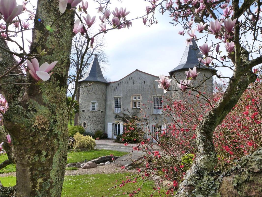 Chateau De Vidaussan Bed & Breakfast Labroquere ภายนอก รูปภาพ